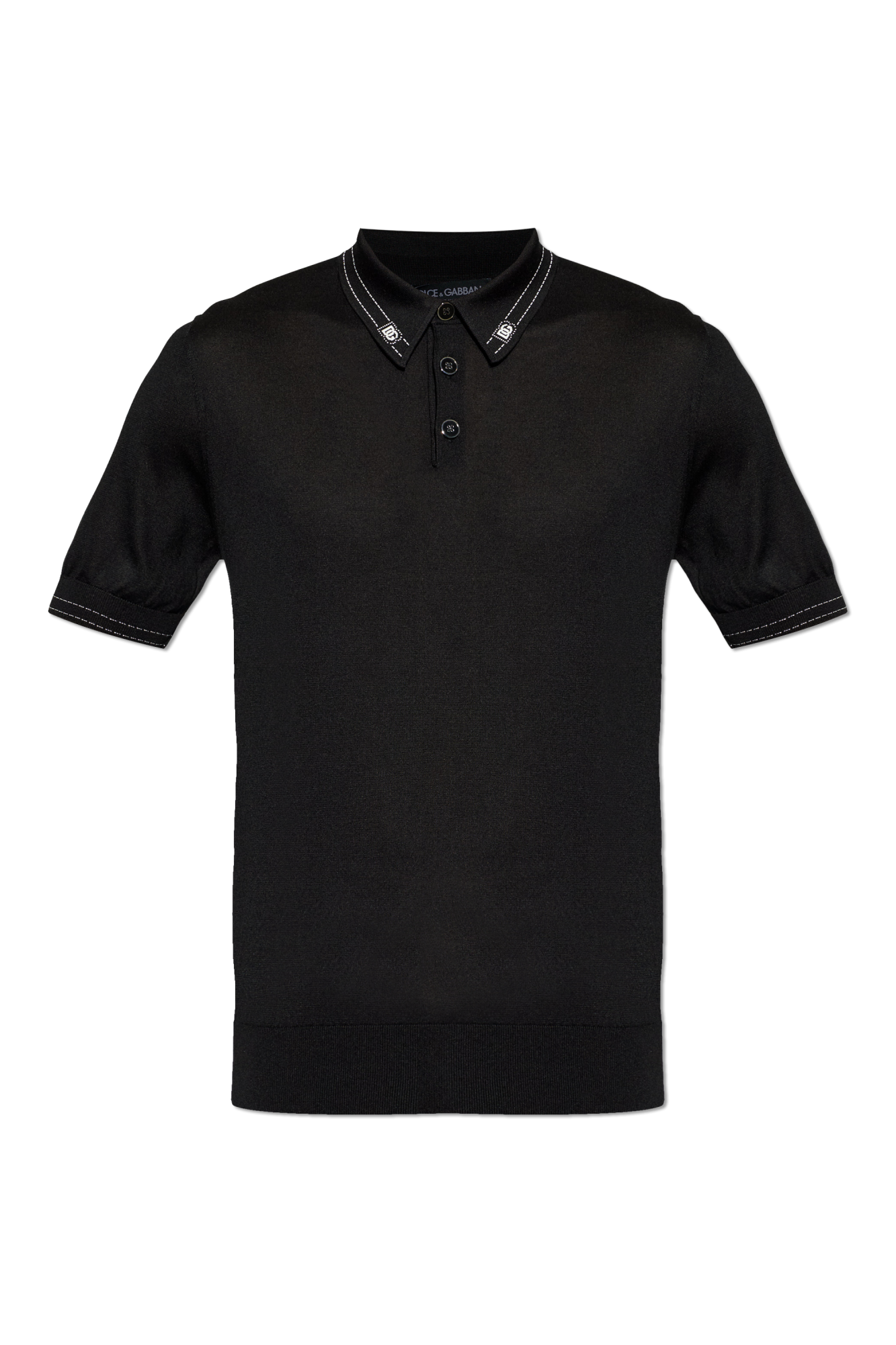 Dolce & Gabbana Silk polo | Men's | Vitkac
